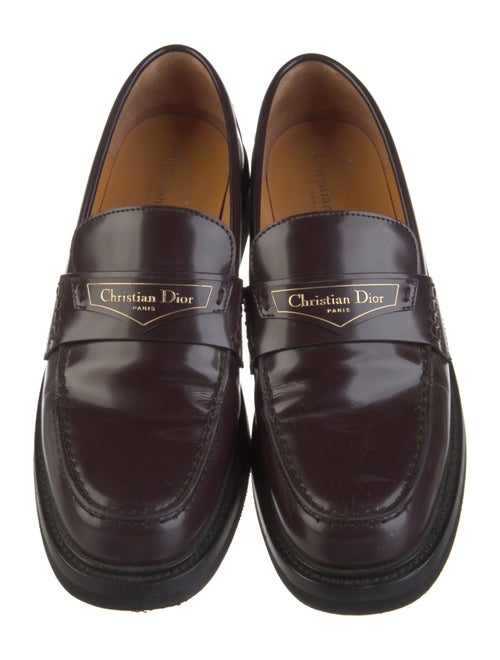 Christian Dior Leather Loafers