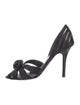 Christian Dior Patent Leather Bow Accents D'Orsay Pumps