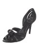 Christian Dior Patent Leather Bow Accents D'Orsay Pumps