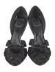 Christian Dior Patent Leather Bow Accents D'Orsay Pumps