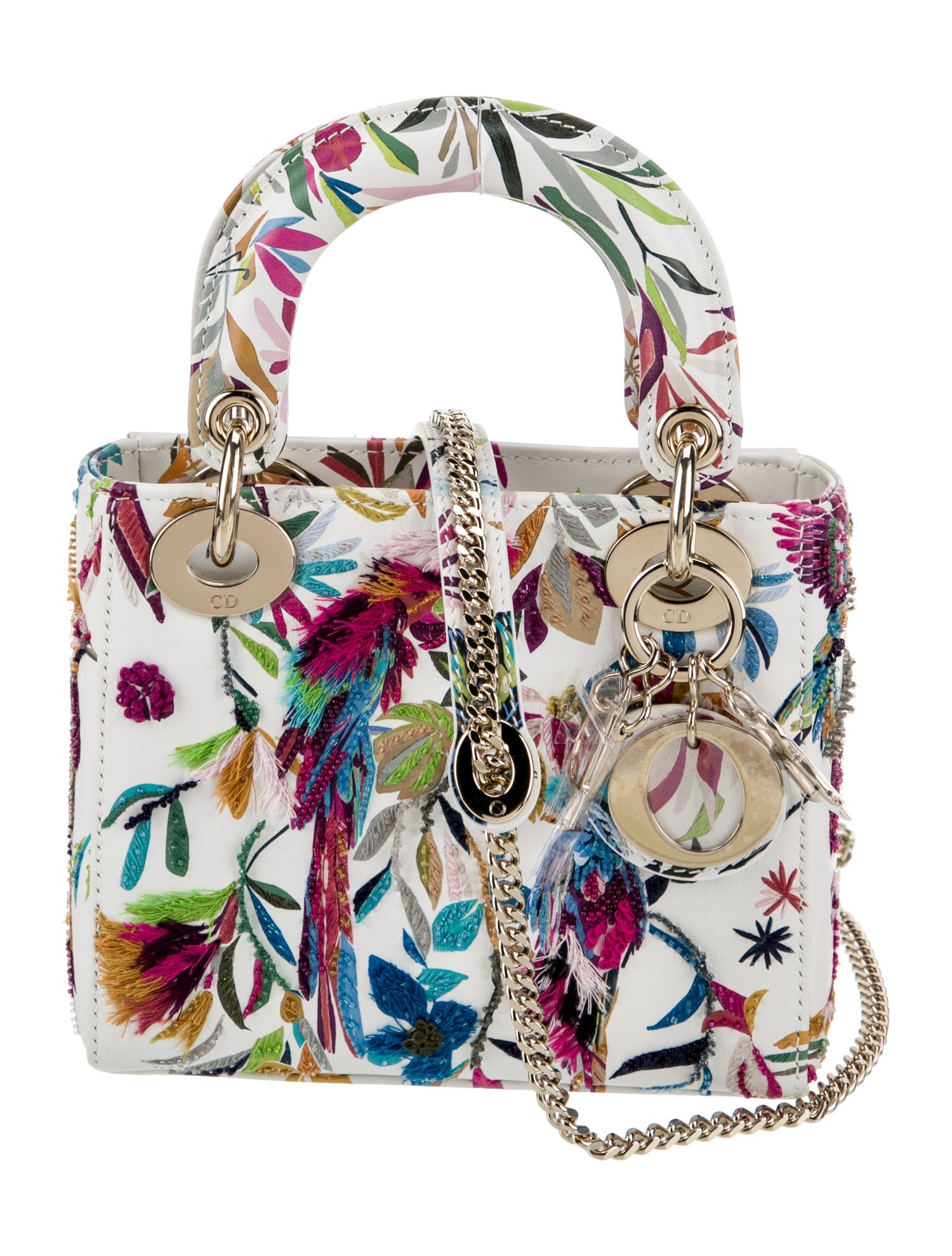 Christian Dior Leather Lady Dior Mini