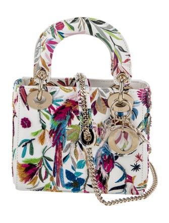 Christian Dior Leather Lady Dior Mini