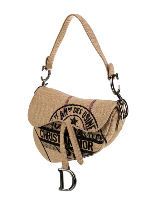 Christian Dior Jute Saddle 2022