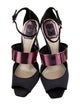 Christian Dior Satin Crystal Embellishments Sandals