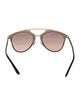 Christian Dior Aviator Tinted Sunglasses