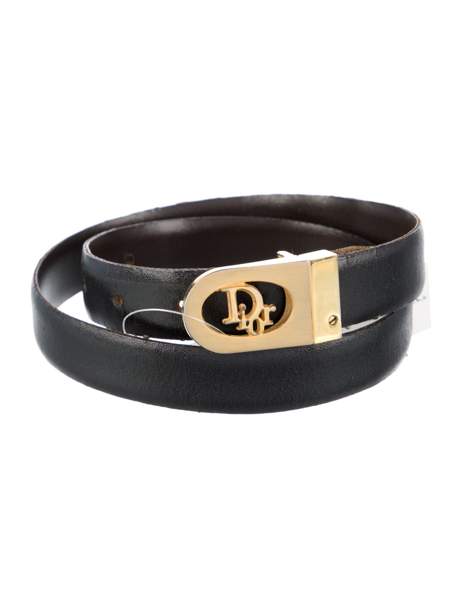 Christian Dior Vintage Skinny Waist Belt