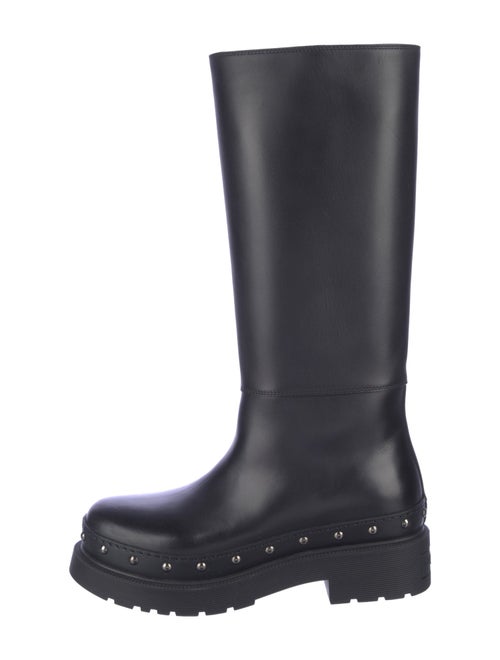 Christian Dior Leather Rain Boots