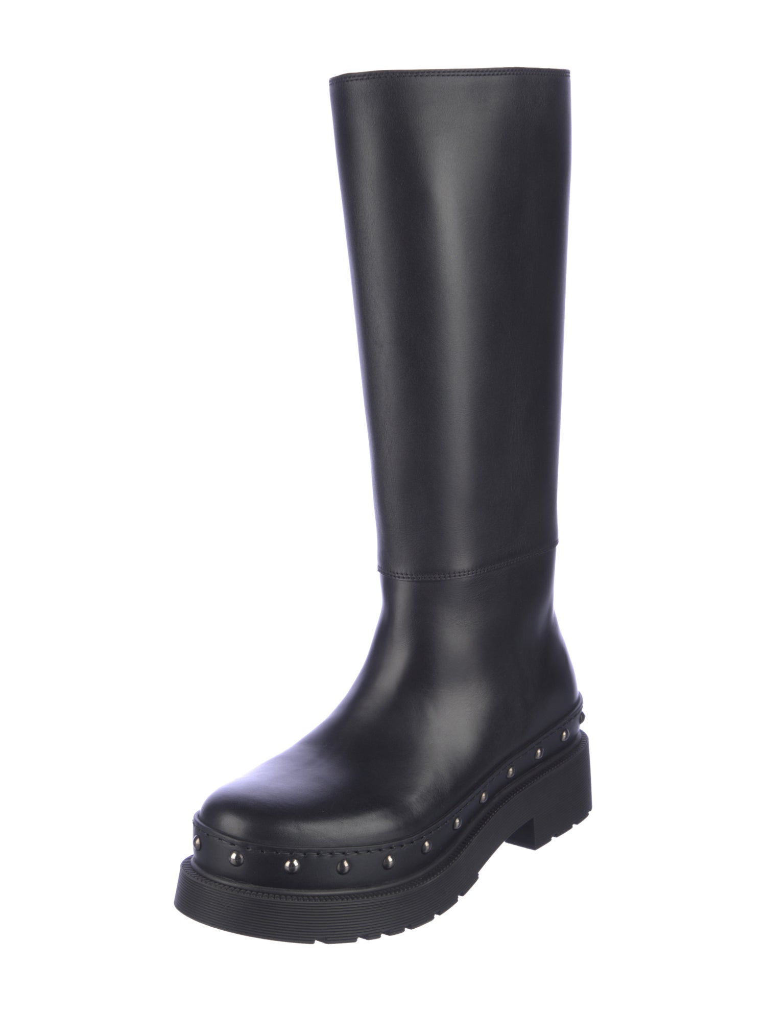 Christian Dior Leather Rain Boots