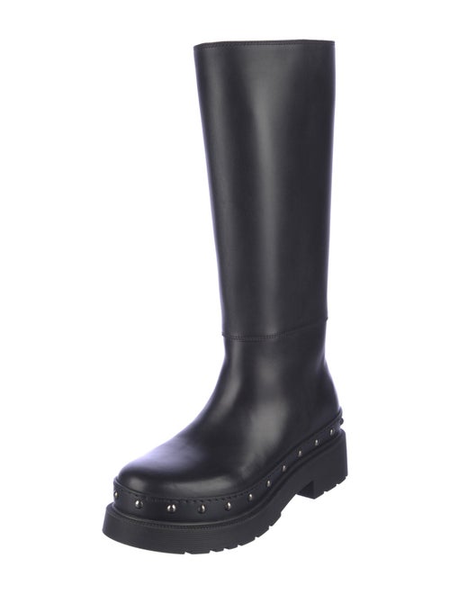 Christian Dior Leather Rain Boots