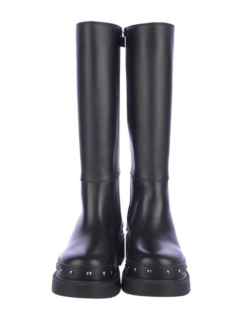 Christian Dior Leather Rain Boots