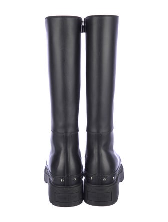 Christian Dior Leather Rain Boots