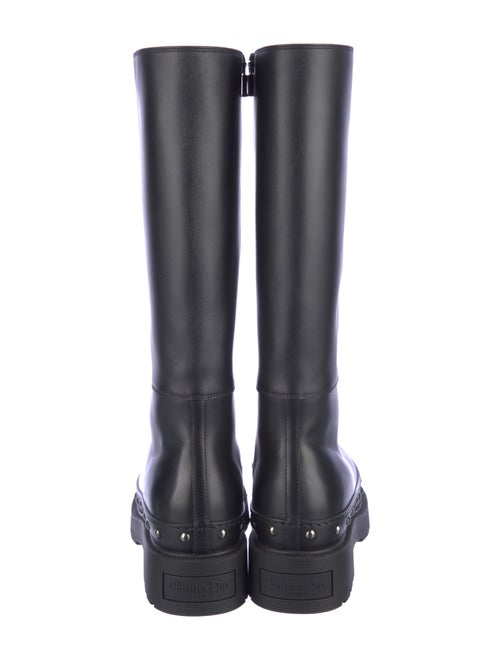 Christian Dior Leather Rain Boots