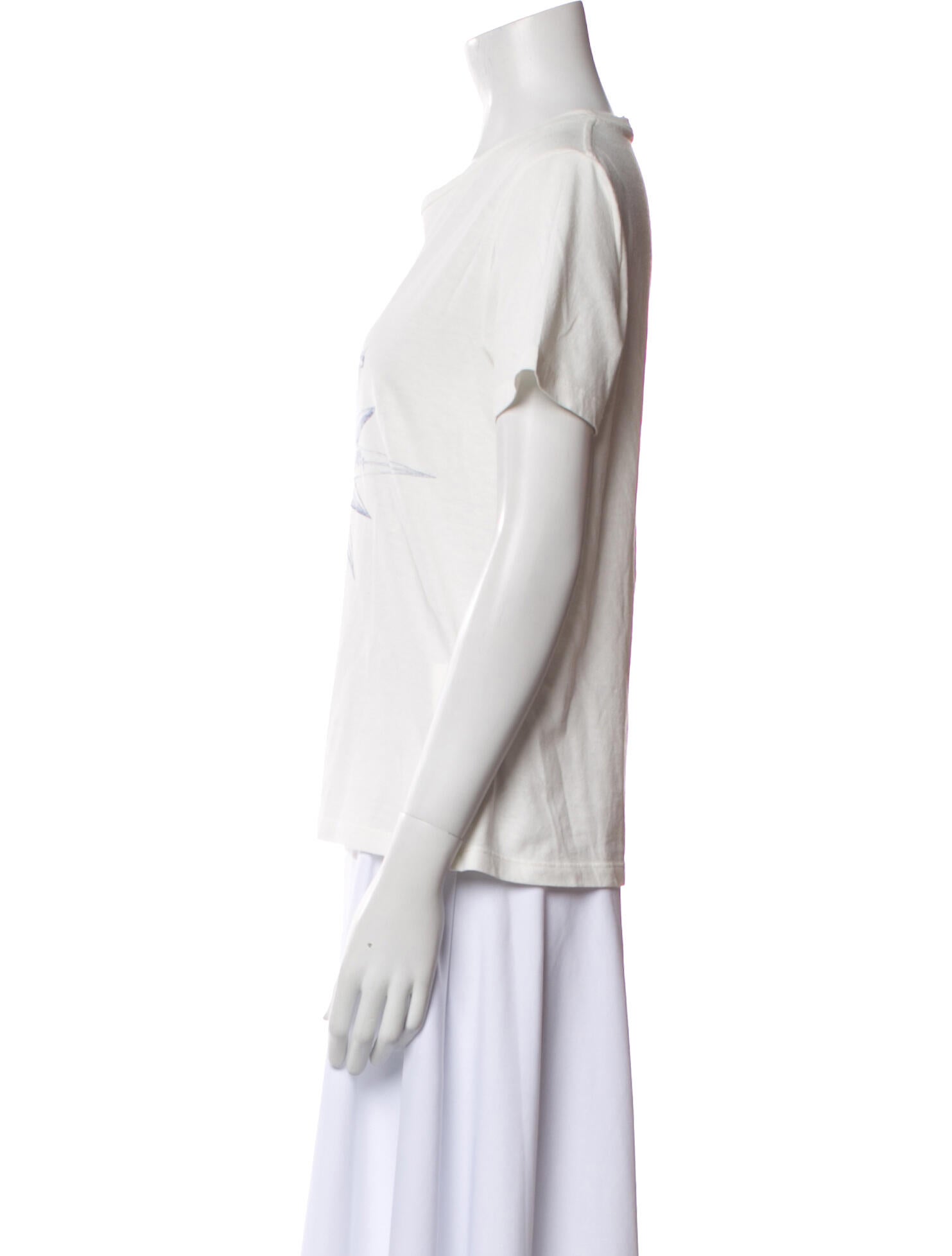 Christian Dior Graphic Print Crew Neck T-Shirt