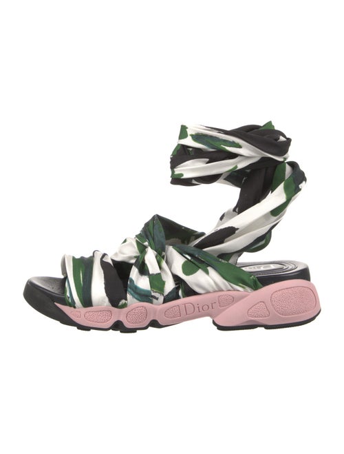 Christian Dior Printed Gladiator Sandals