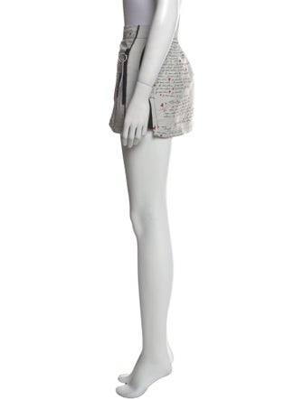Christian Dior Printed Mini Shorts