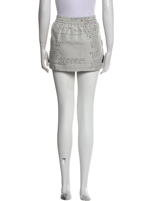 Christian Dior Printed Mini Shorts