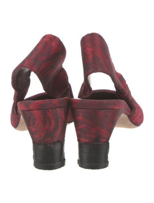 Christian Dior Printed Slingback Pumps