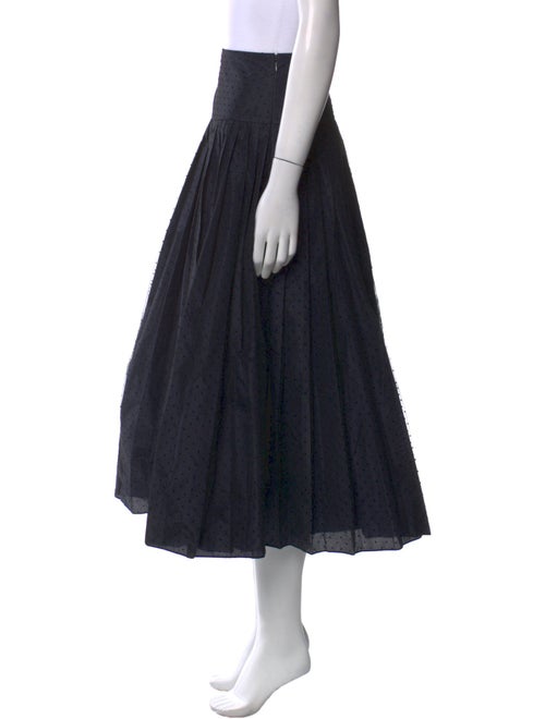 Christian Dior Mesh Accents Midi Length Skirt