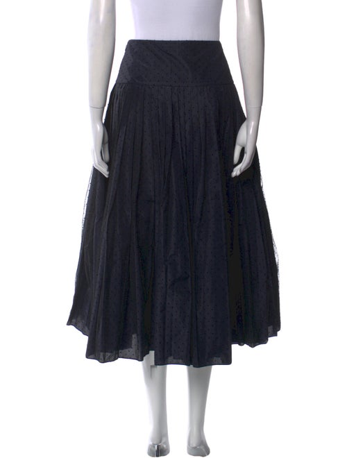 Christian Dior Mesh Accents Midi Length Skirt