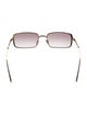 Christian Dior Square Gradient Sunglasses