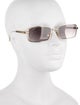Christian Dior Square Gradient Sunglasses