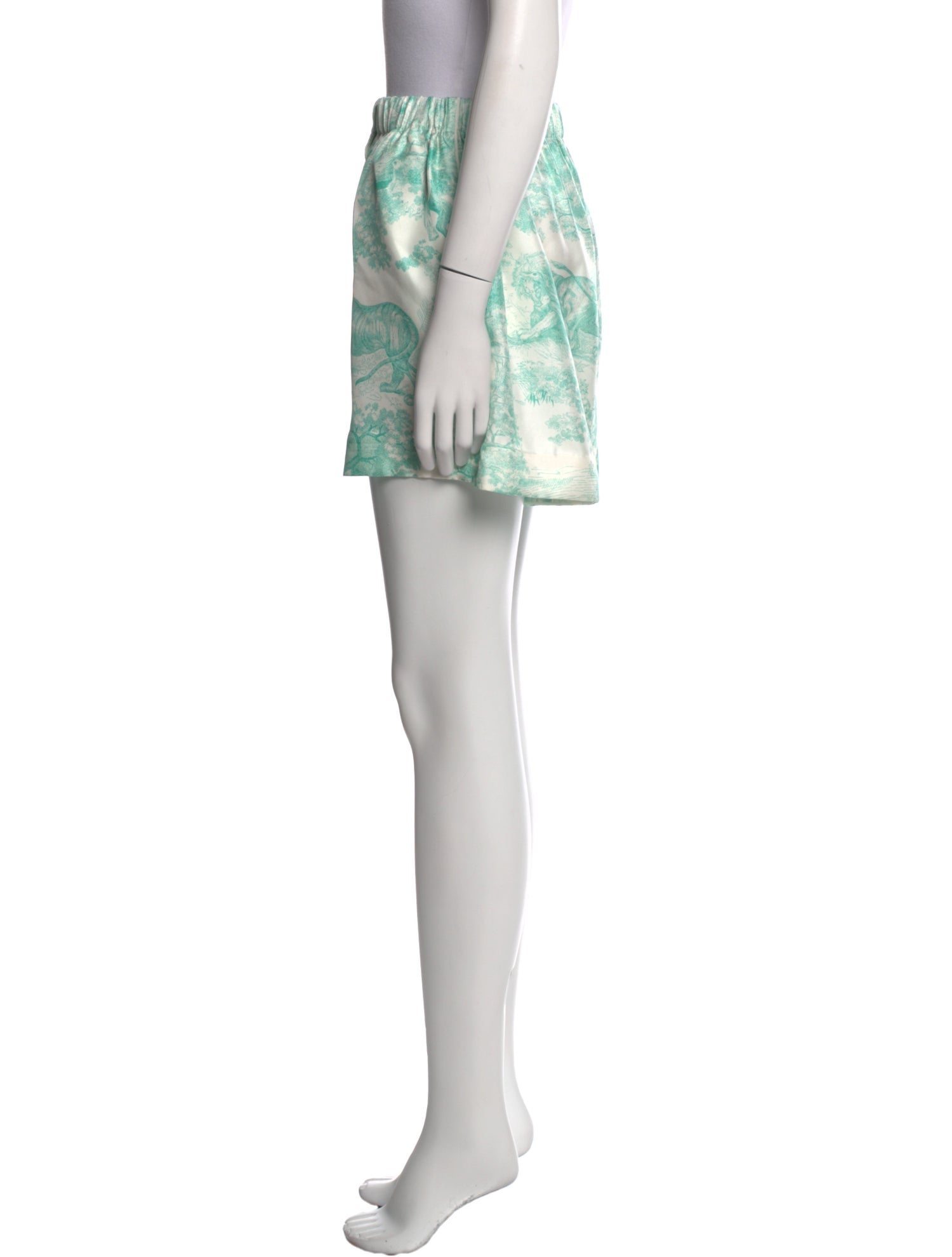 Christian Dior Silk Mini Shorts