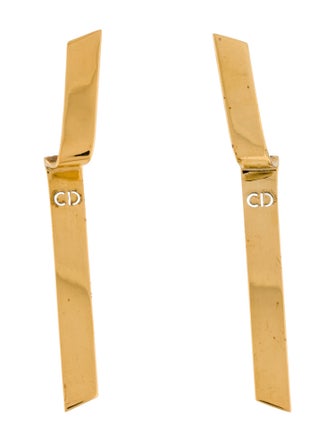 Christian Dior Wave Drop Earrings