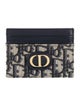 Christian Dior Oblique Jacquard Canvas Card Holder