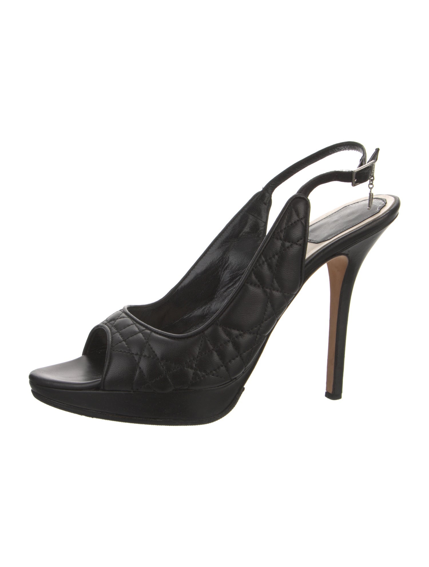 Christian Dior Leather Slingback Pumps