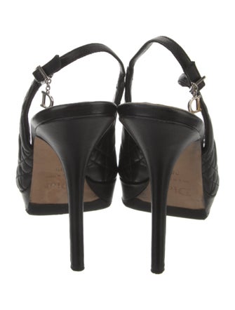 Christian Dior Leather Slingback Pumps