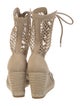 Christian Dior Mesh Mesh Accents Lace-Up Boots