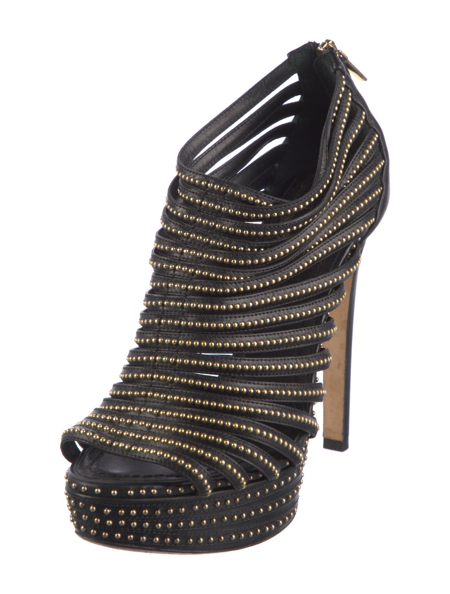 Christian Dior Leather Studded Accents Pumps