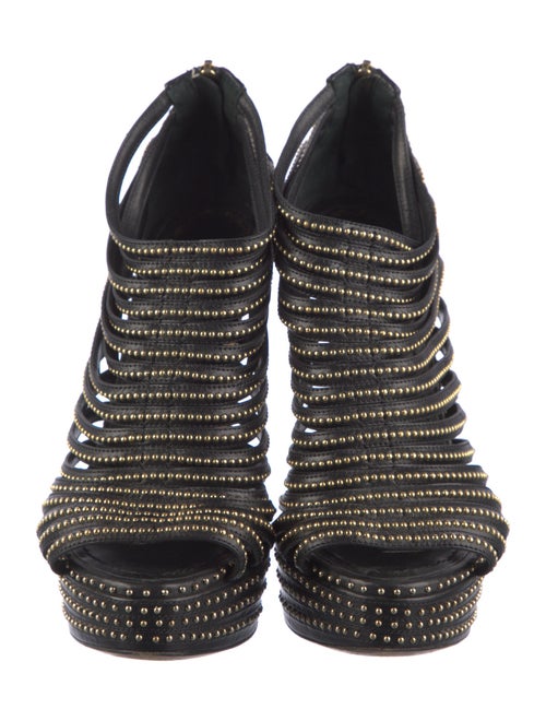 Christian Dior Leather Studded Accents Pumps