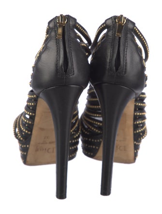 Christian Dior Leather Studded Accents Pumps
