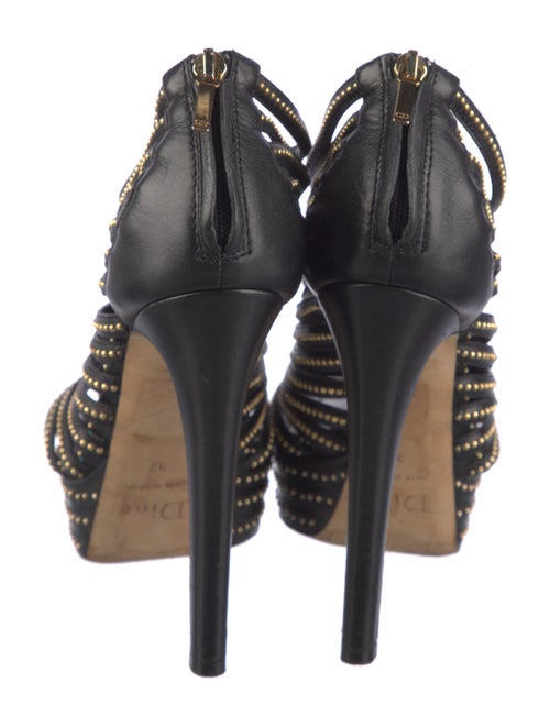 Christian Dior Leather Studded Accents Pumps