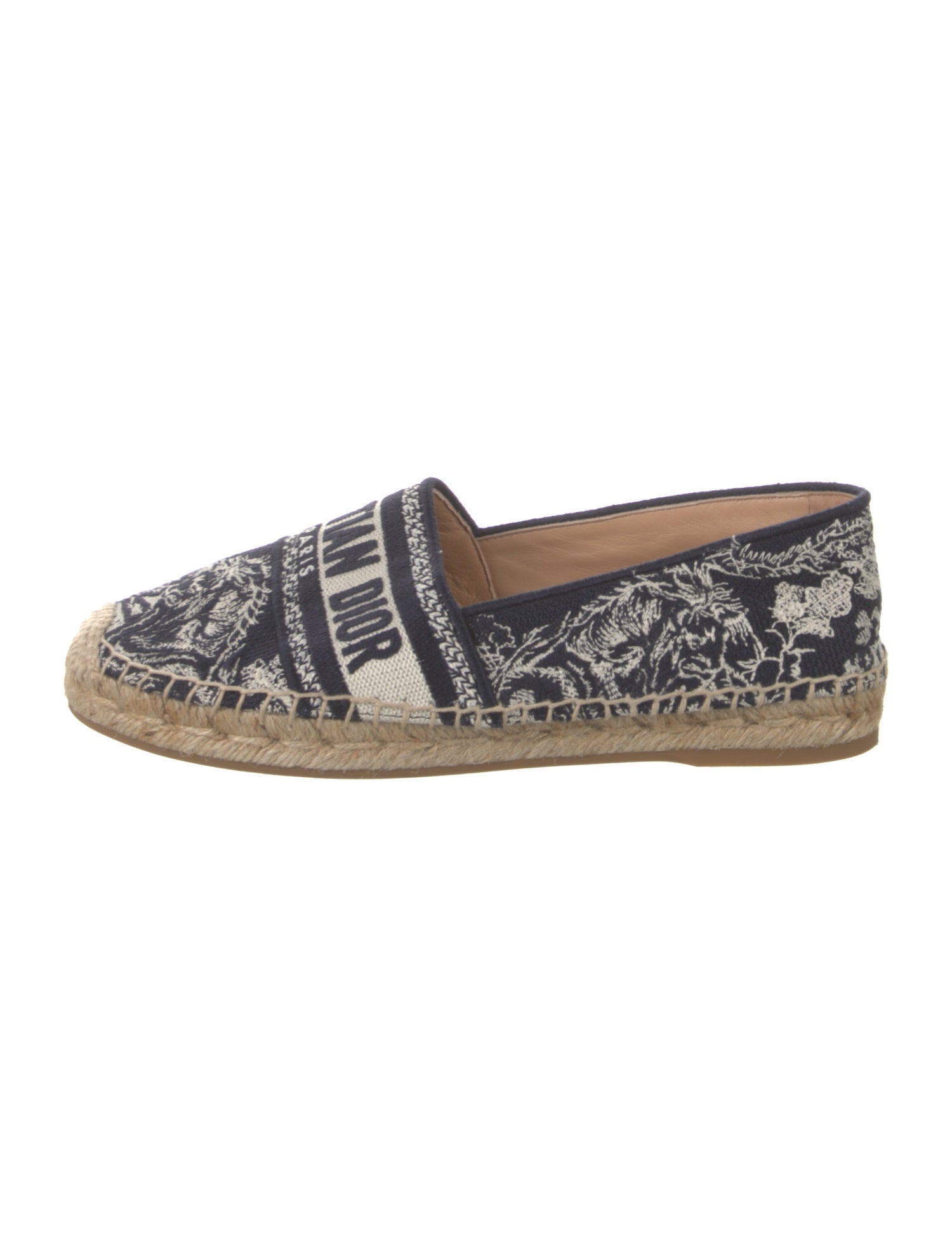 Christian Dior Canvas Printed Espadrilles