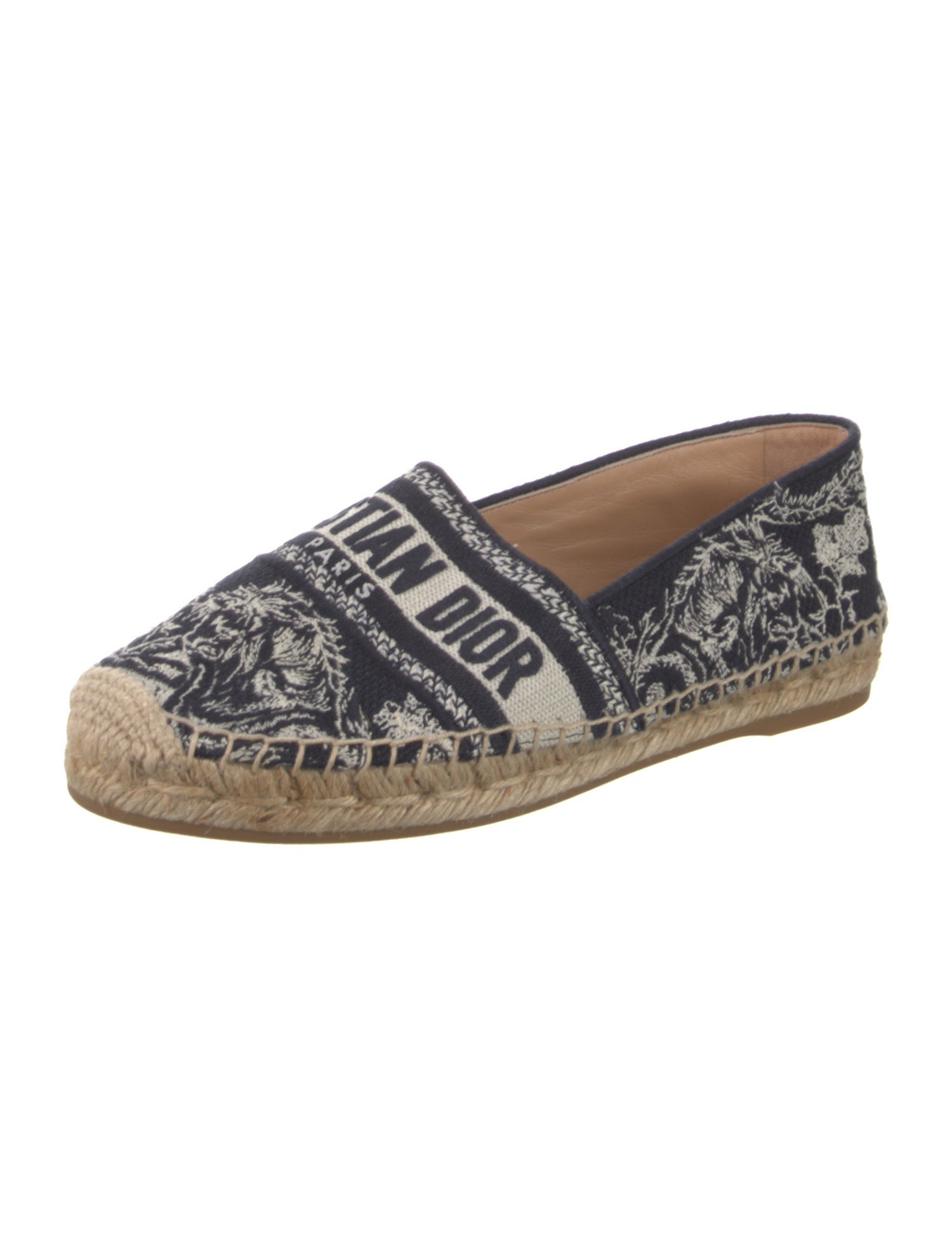 Christian Dior Canvas Printed Espadrilles