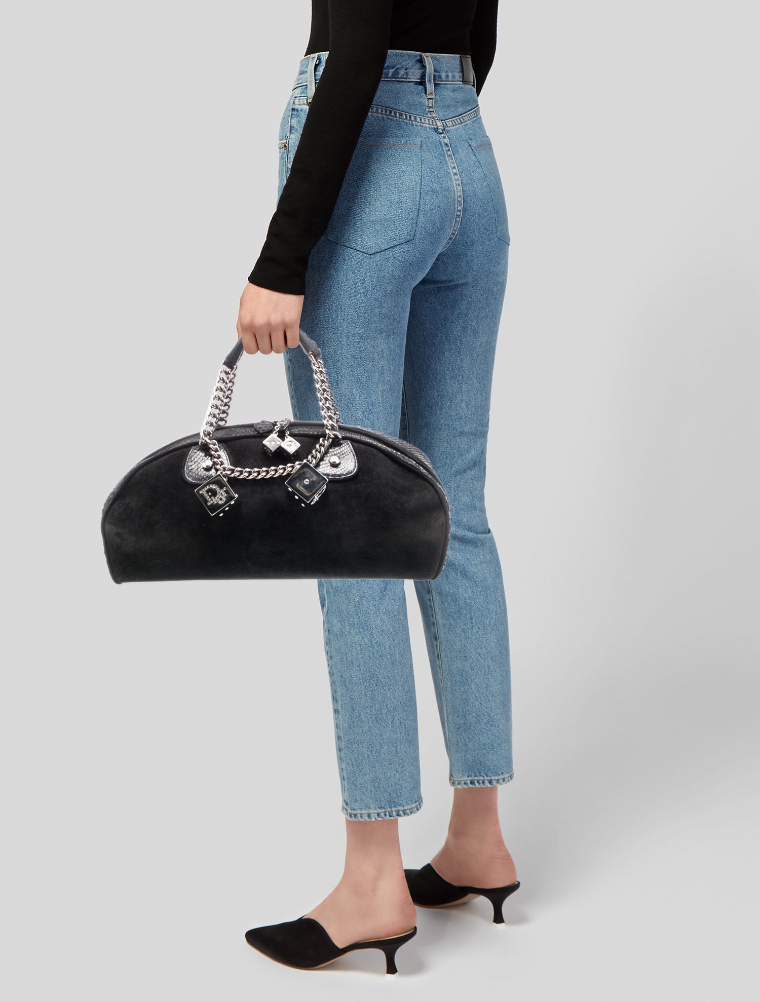Christian Dior Suede Gambler Dice