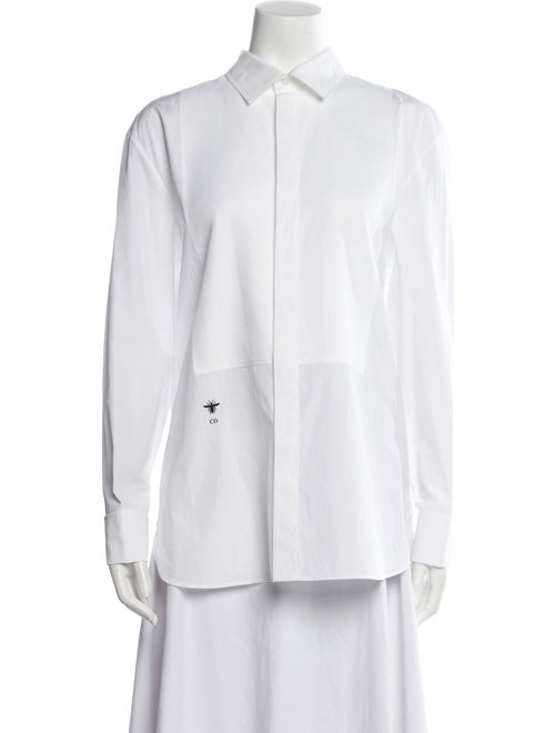 Christian Dior 2018 Long Sleeve Button-Up Top
