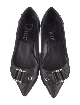 Christian Dior Leather Ballet Flats