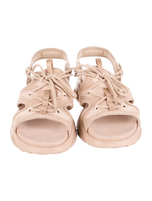 Christian Dior Rubber Grosgrain Trim Sandals