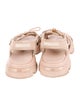 Christian Dior Rubber Grosgrain Trim Sandals