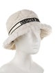 Christian Dior Neutral Pattern Printed Shearling Bucket Hat