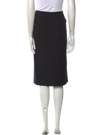Christian Dior Wool Knee-Length Skirt