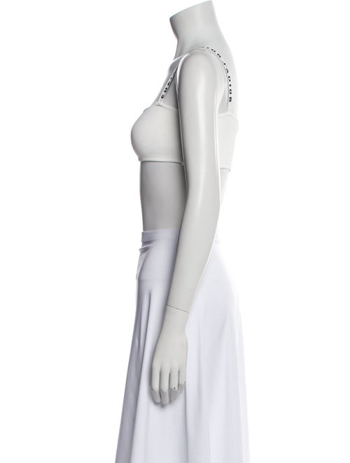 Christian Dior Square Neckline Sleeveless Crop Top