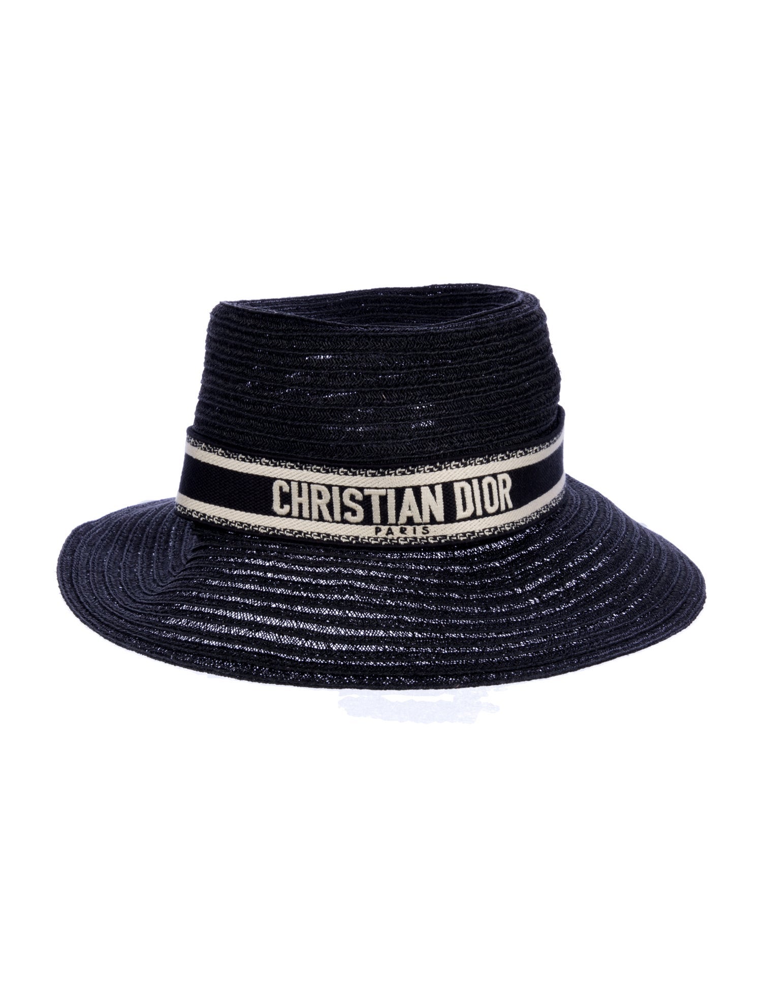 Christian Dior Straw Bucket Hat
