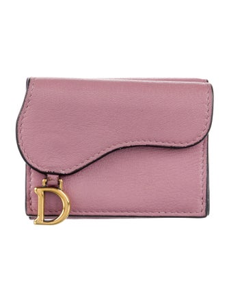Christian Dior Compact Saddle Leather Wallet