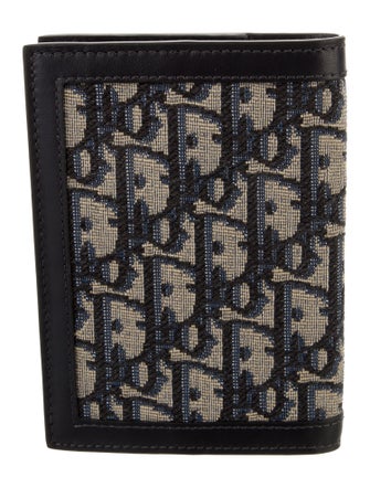 Christian Dior Oblique Jacquard Passport Holder