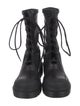 Christian Dior Leather Combat Boots