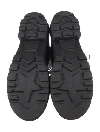 Christian Dior Leather Combat Boots